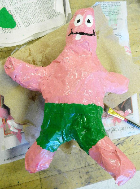 Patrick Paper Model Shitpost-tober 21: patrick papier-mache by NatsukiHiiragi on DeviantArt