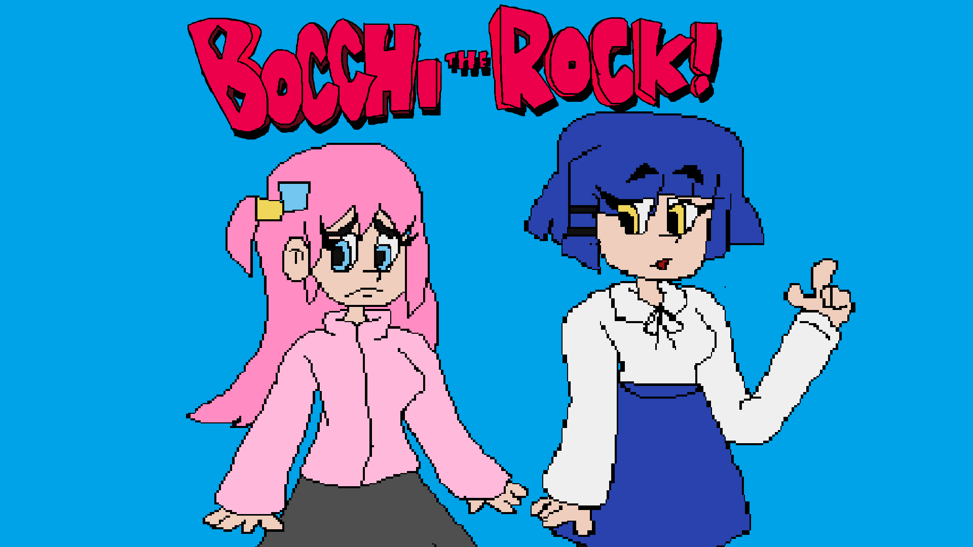 Bocchi Meets Ryo Bocchi and Ryo in Hotel Mario (1994) by NatsukiHiiragi on DeviantArt