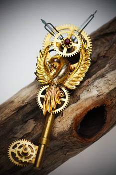 Steampunk Key: Bird of Time