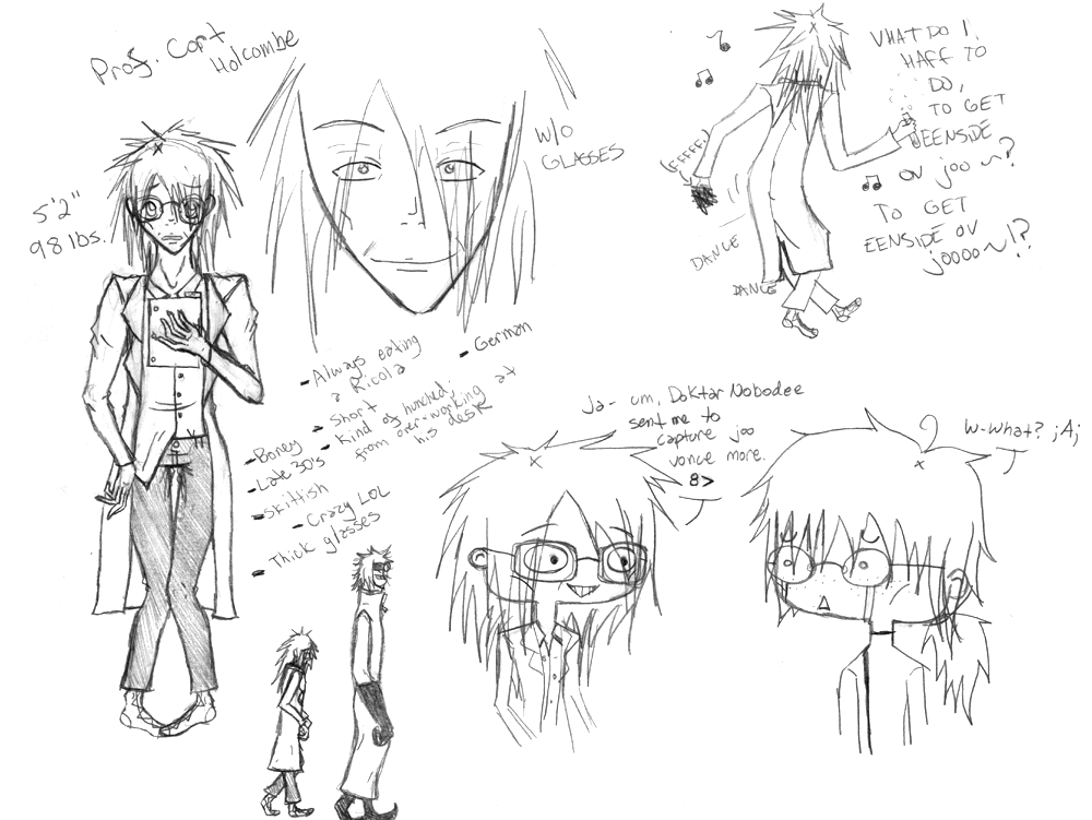 NewOC- Prof. Cort sketch page