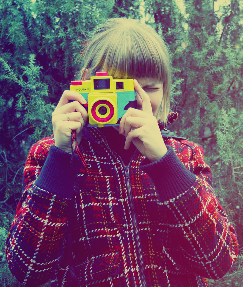 olga with holga