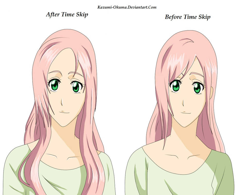 Kazumi Before- and After Time Skip by Kazumi-Okuma on DeviantArt
