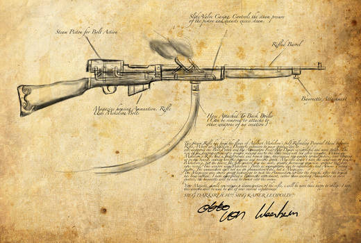 Steampunk Rifle Concept