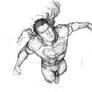 Superman Rising sketch by Eric Meador