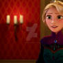 Rapunzel as Elsa
