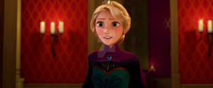 Rapunzel as Elsa