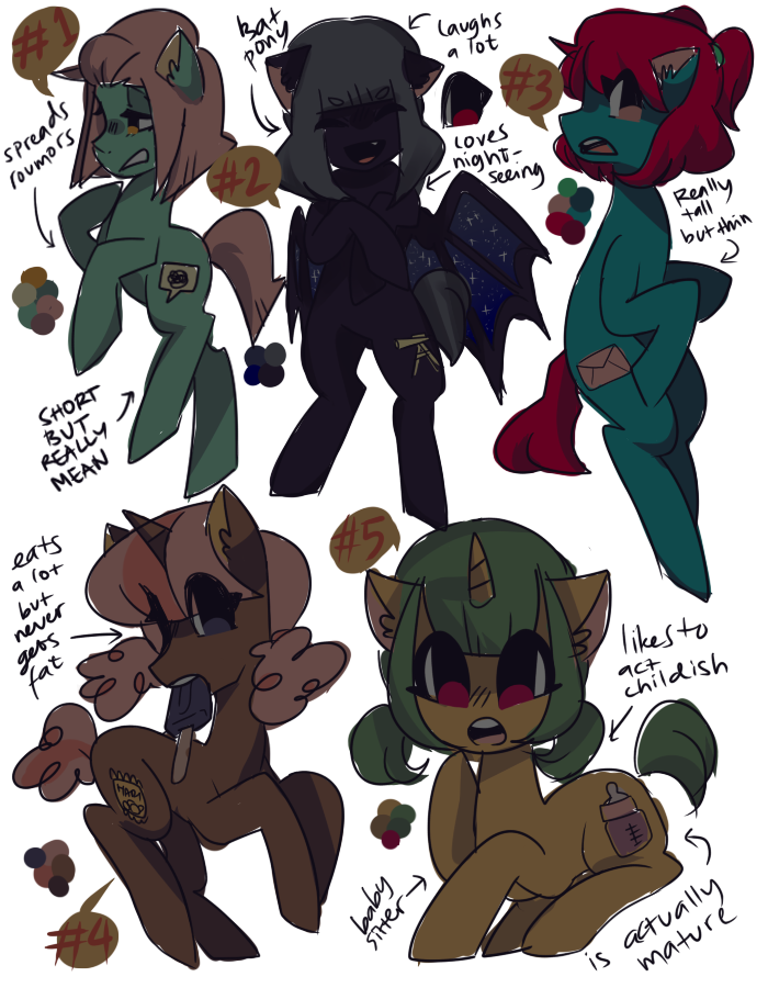 pony adoptables ! | closed