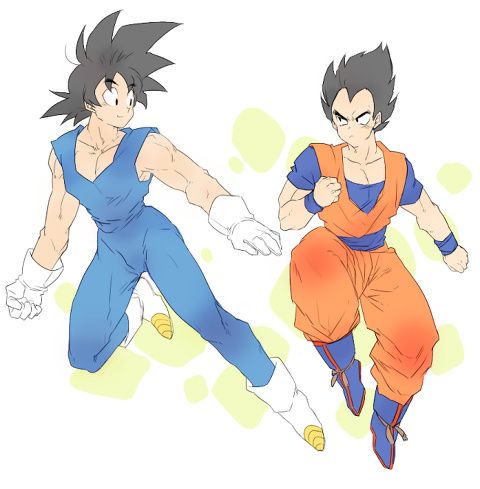 Goku and Vegeta.. OUTFIT SWAP! by ThatAzrelonGamer on DeviantArt