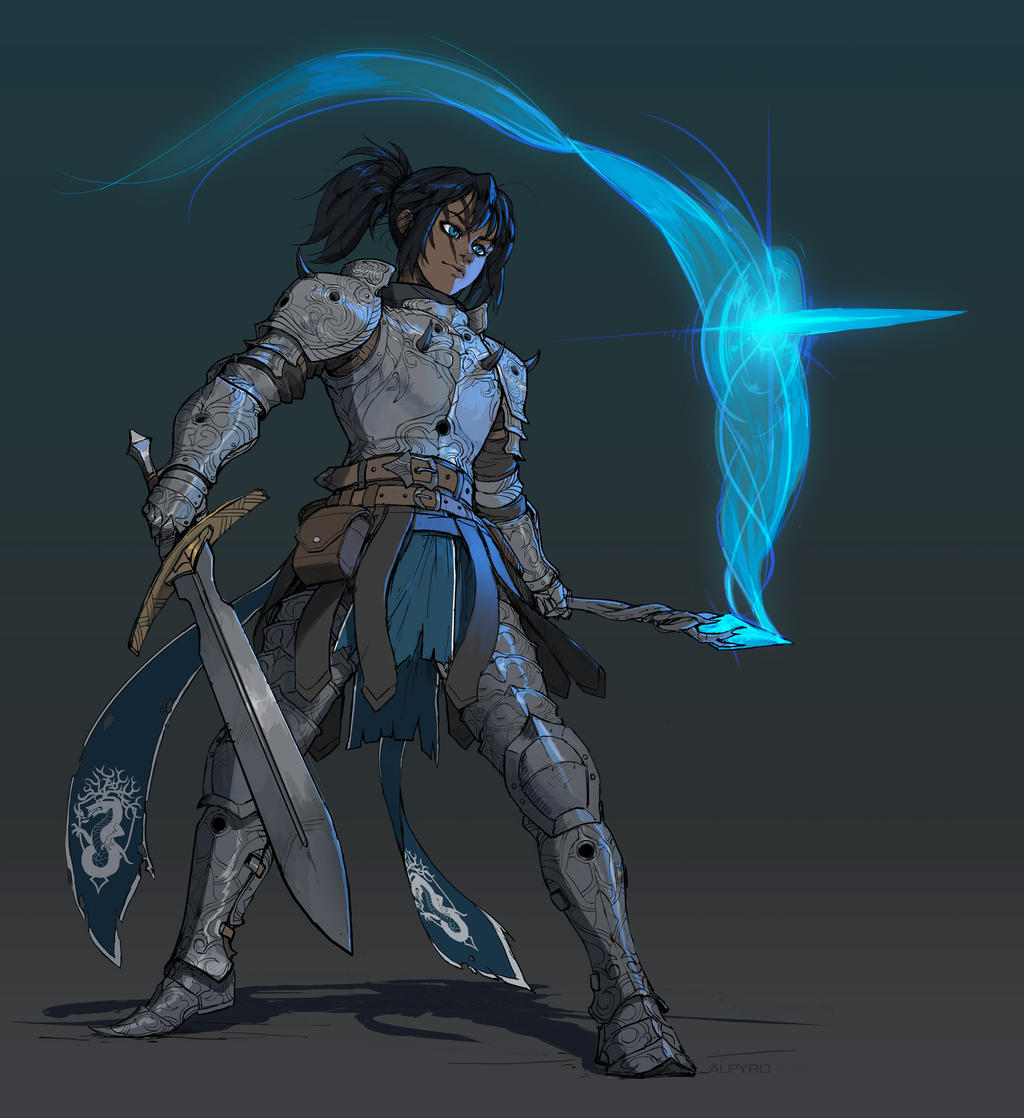 Knight Riger Girl Knight girl by AlpYro on DeviantArt