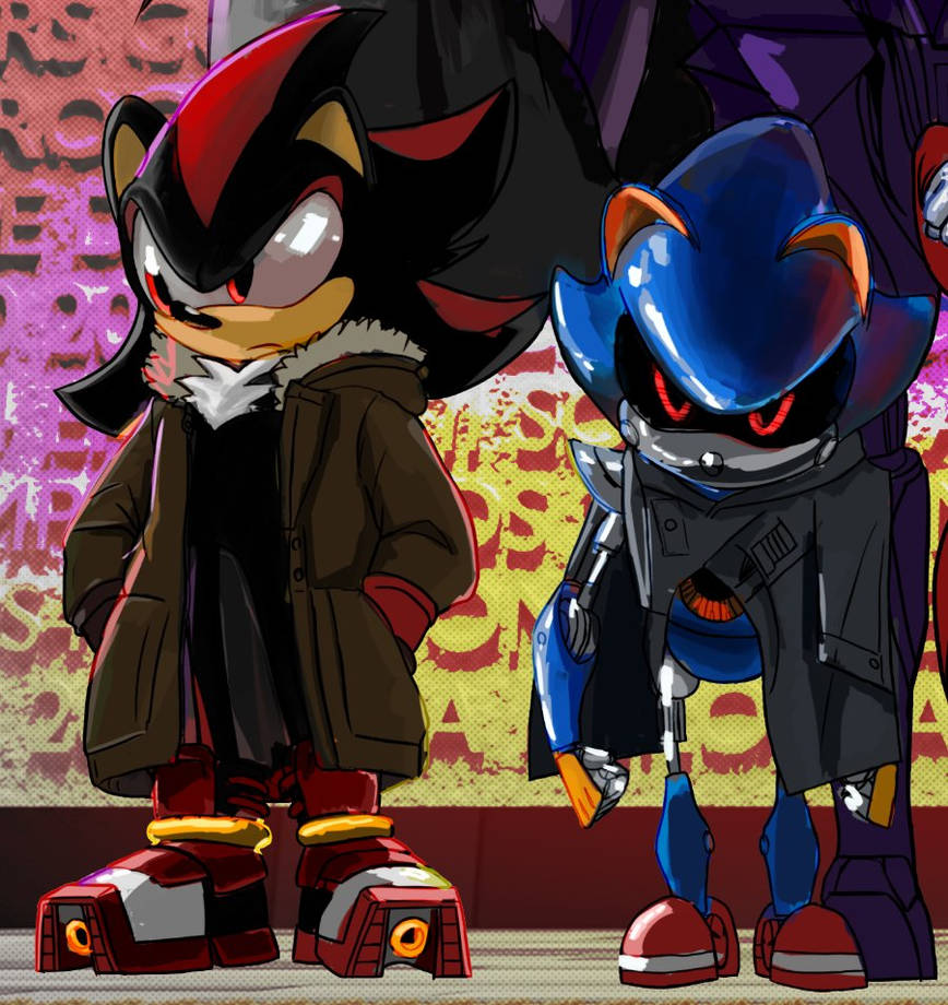 Shadow And Metal Sonic by sonicthegamer3K on DeviantArt