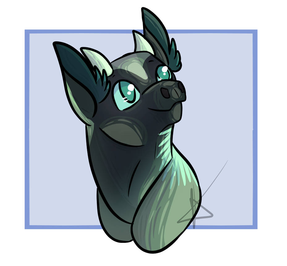 Rusuban's Gaze by JK-Draws
