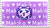 Makiko Love Stamp