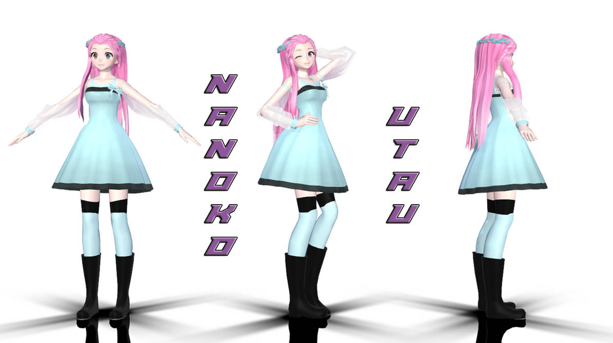MMD - NANOKO - MODEL AND UTAU VOICEBANK - DL by HakuHanamura on DeviantArt
