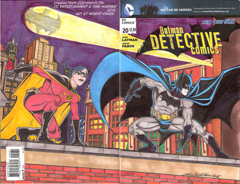Detective Comics Final sketch cover (Available)