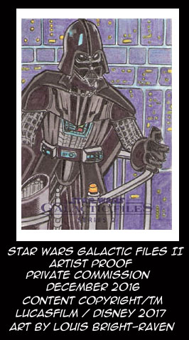 Star Wars Galactic Files II Darth Vader AP Card