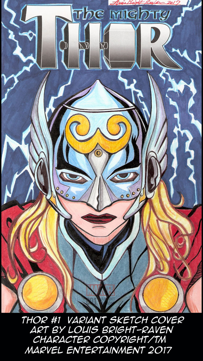 Thor #1 Sketch Cover (Available)