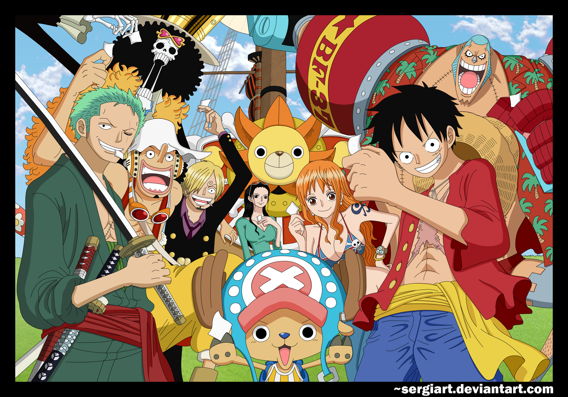 One Piece Opening 24 - Straw Hat Pirates (2) by ThonyGrpl on DeviantArt