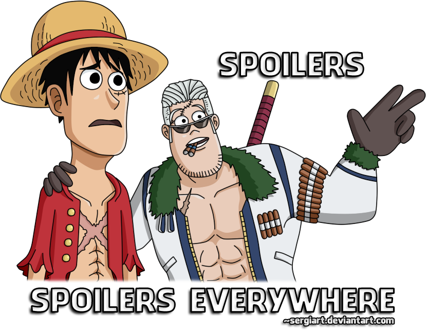 One Piece Spoilers, spoilers everywhere by SergiART on DeviantArt
