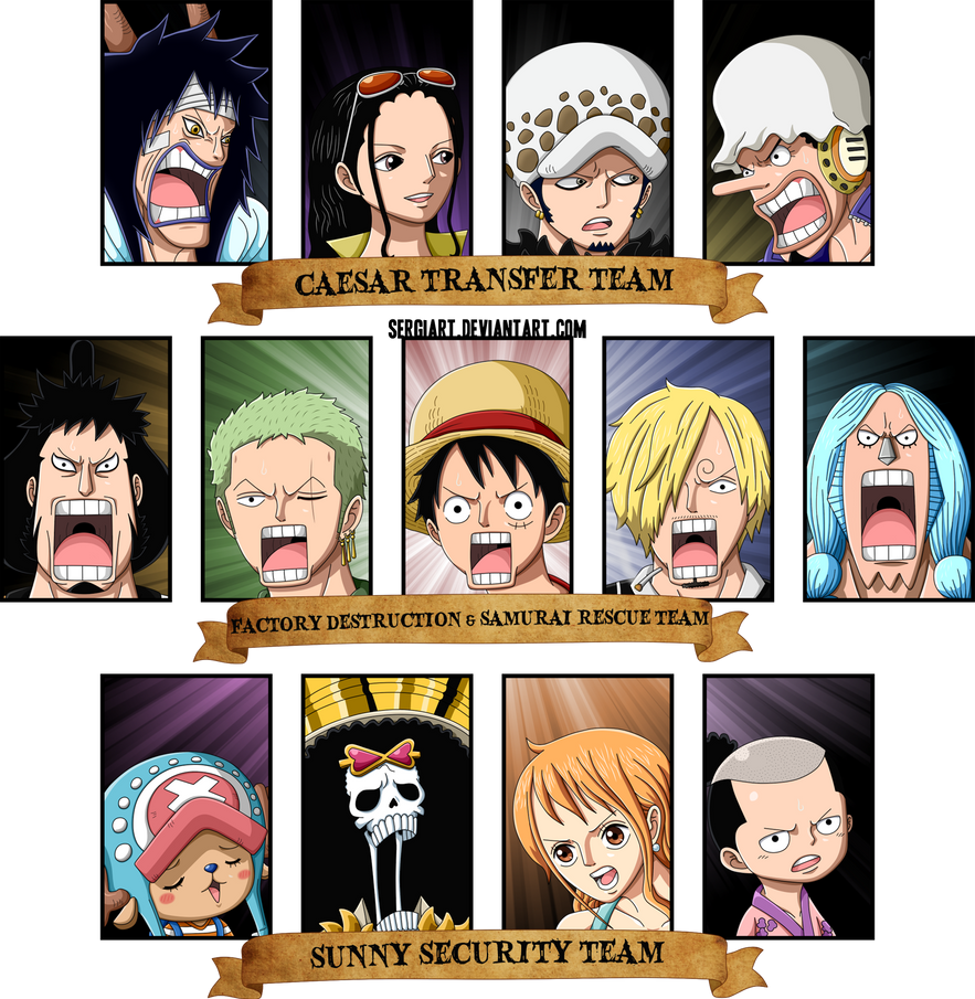 One Piece 701 Three Groups By Sergiart On Deviantart One Piece 701 Three Groups By Sergiart On Deviantart