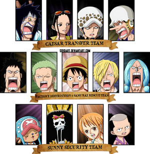 One Piece 701 - Three groups