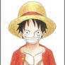 One Piece - Luffy hand drawing