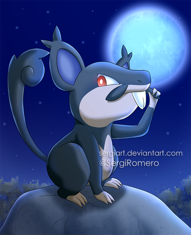Pokemon Sun and Moon - Alolan Rattata by SergiART on DeviantArt