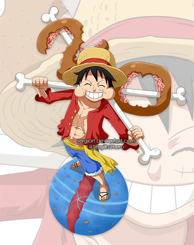 One Piece - 20 years of adventure and MEAT!! by SergiART on DeviantArt
