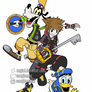 Kingdom Hearts 3 - Sora, Donald and Goofy