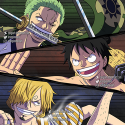 One Piece - Monster trio