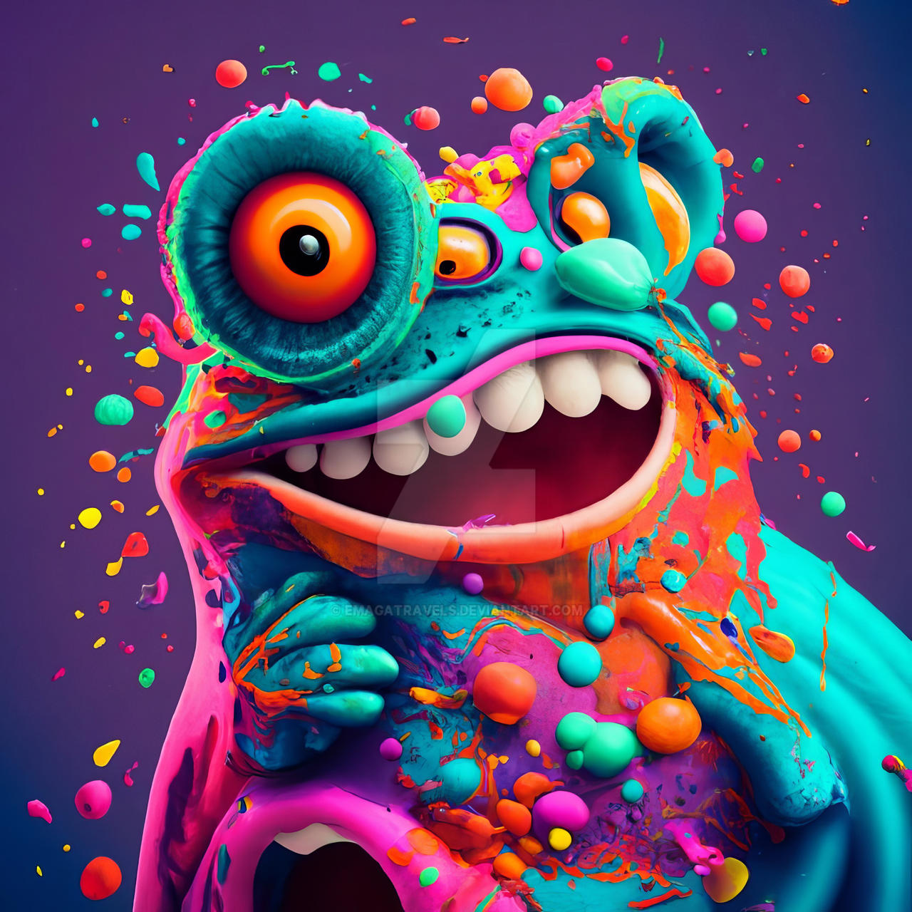 Monster Mash color explosion by EmagaTravels on DeviantArt