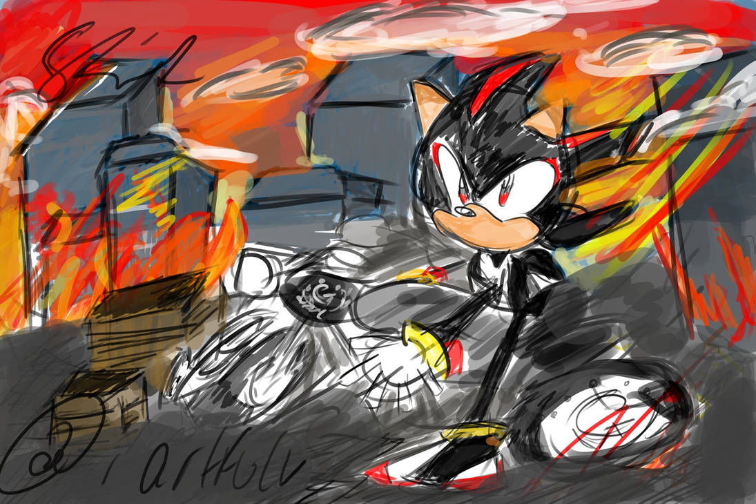 Toonsite Shadow Shadow the hedgehog (1) by ArtfulV on DeviantArt