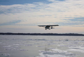Flying is safer than walking on thin ice