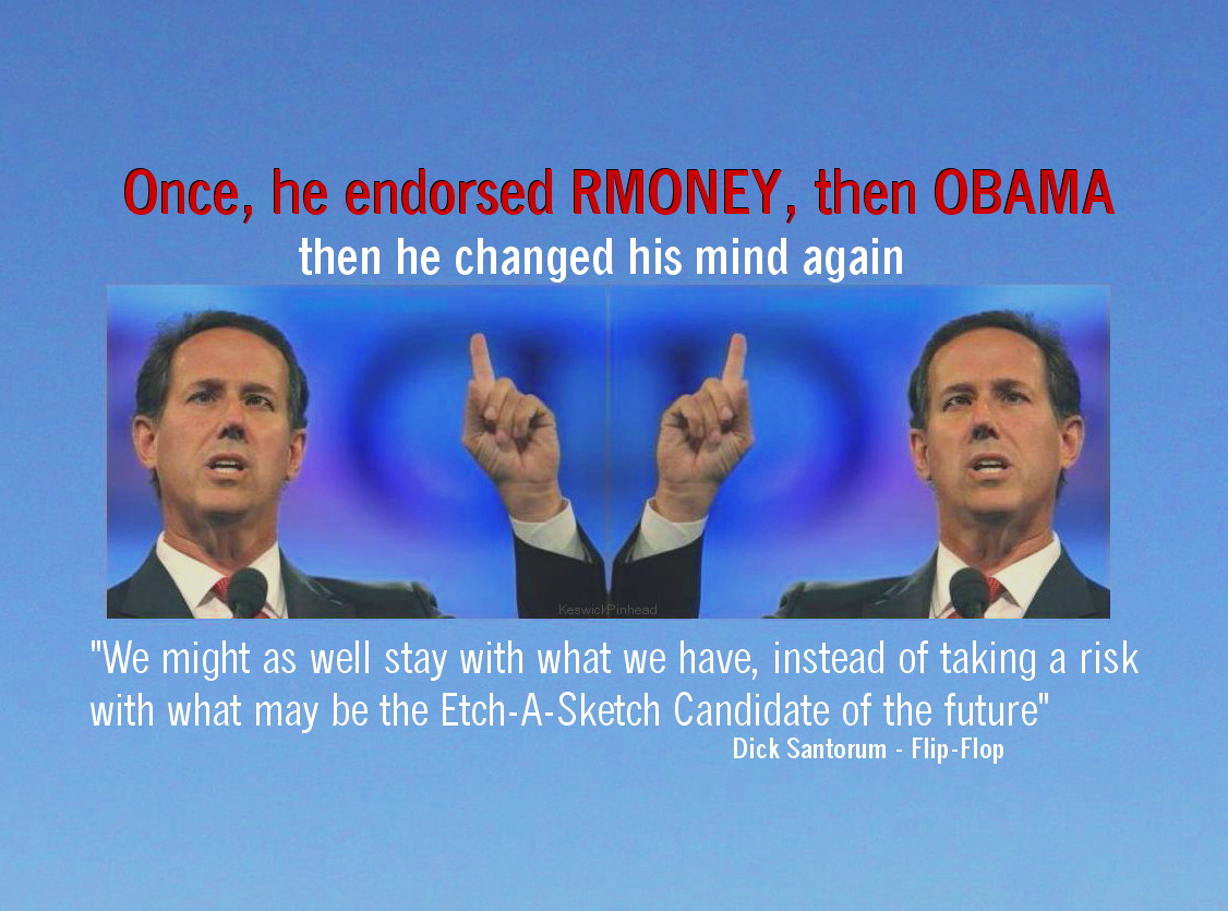 Rick Santorum is no Etch-A-Sketch