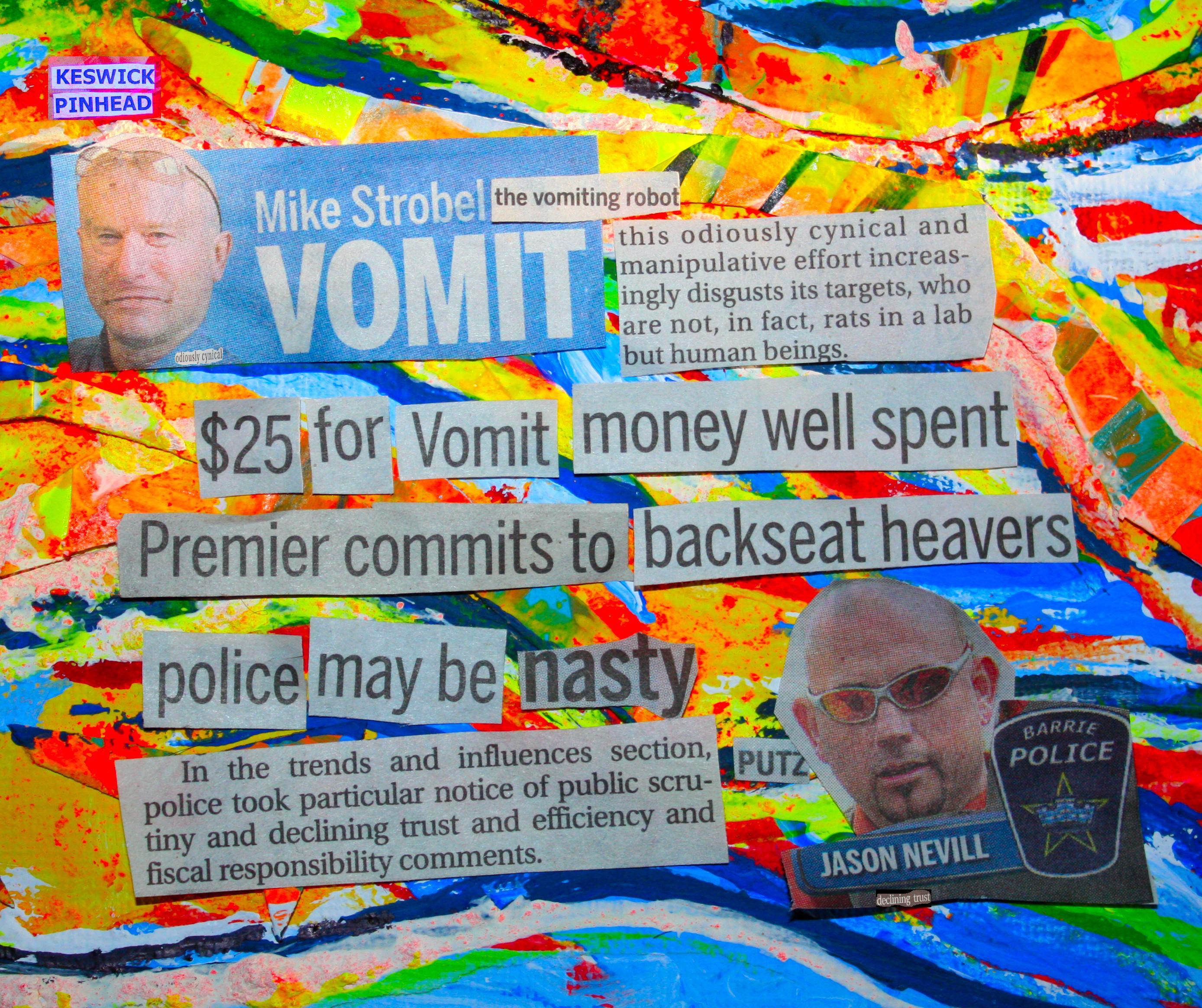 Vomit in the News