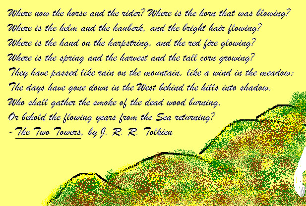 Tolkien Poem Background