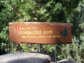 Hume Lake: Acknowledge Him