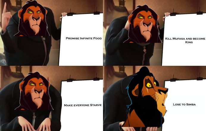 Gru's Plan meme The Lion King by DarkMoonAnimation on DeviantArt