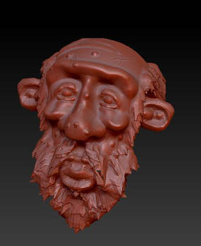 First Model on ZBRUSH