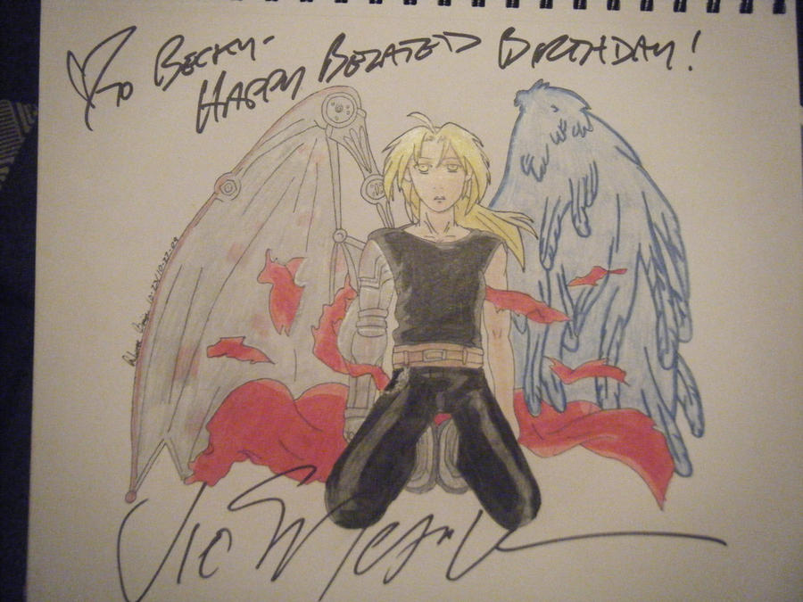 Redone Edward Elric Signed