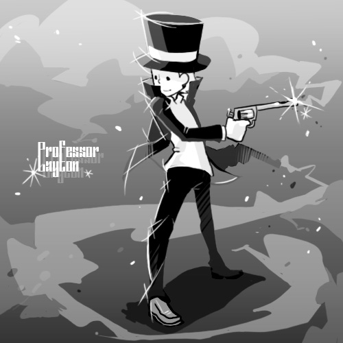 Professor Layton Graffiti 42