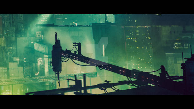 Cyberpunk City (cinematic frame #4)