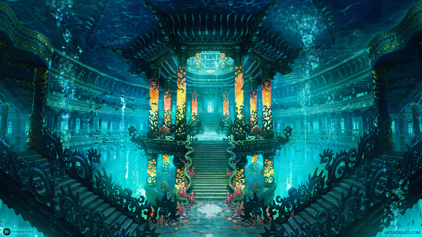 Dragon Palace - Tower by artursadlos on DeviantArt