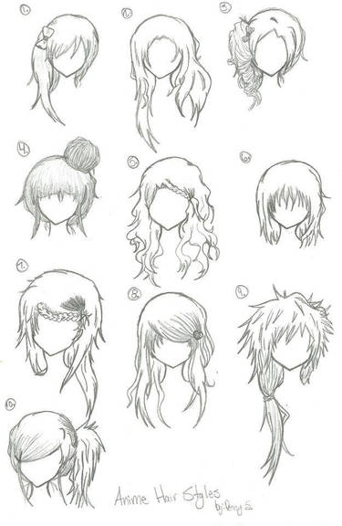 anime male hair styles by totamikun on DeviantArt