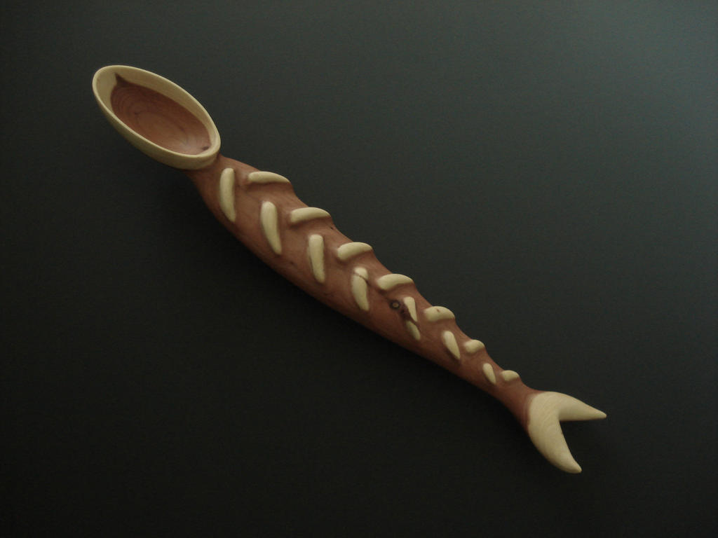 Bone Fish wooden spoon