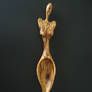 Spalted Live Oak Torso spoon