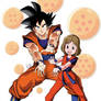 Commission Goku Con Una Fan