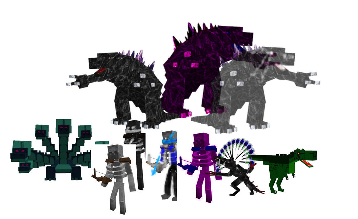 Minecraft mods mobs showcase by nahnadowwww on DeviantArt