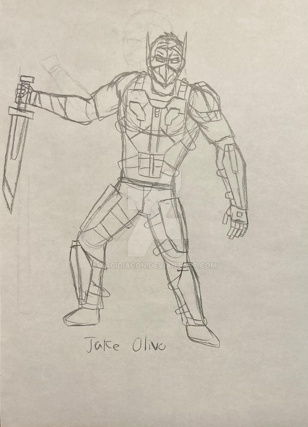 Jake Olivo Human Form by tacidiacon on DeviantArt