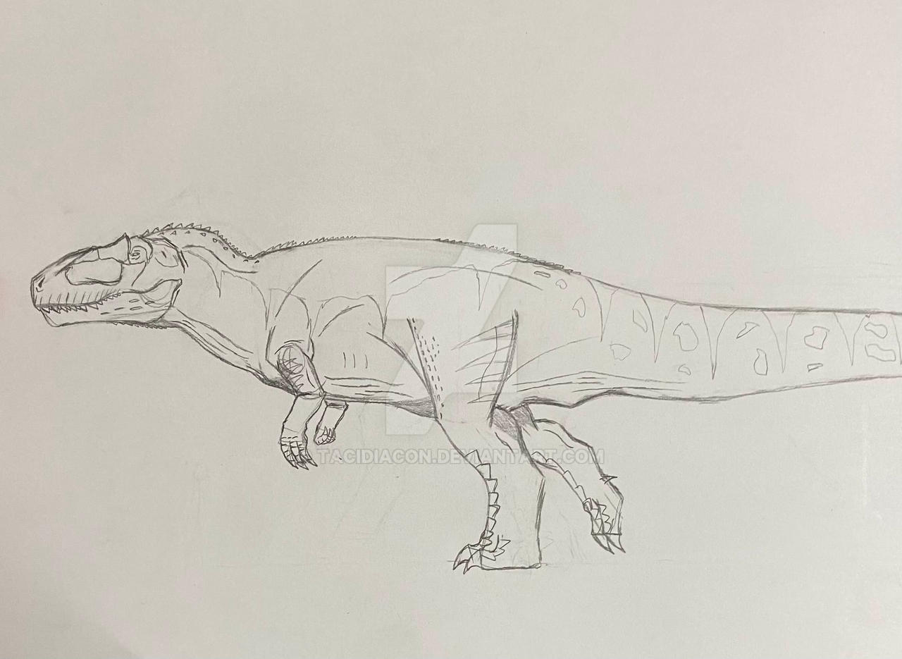 JWB- Mapusaurus Sketch by tacidiacon on DeviantArt