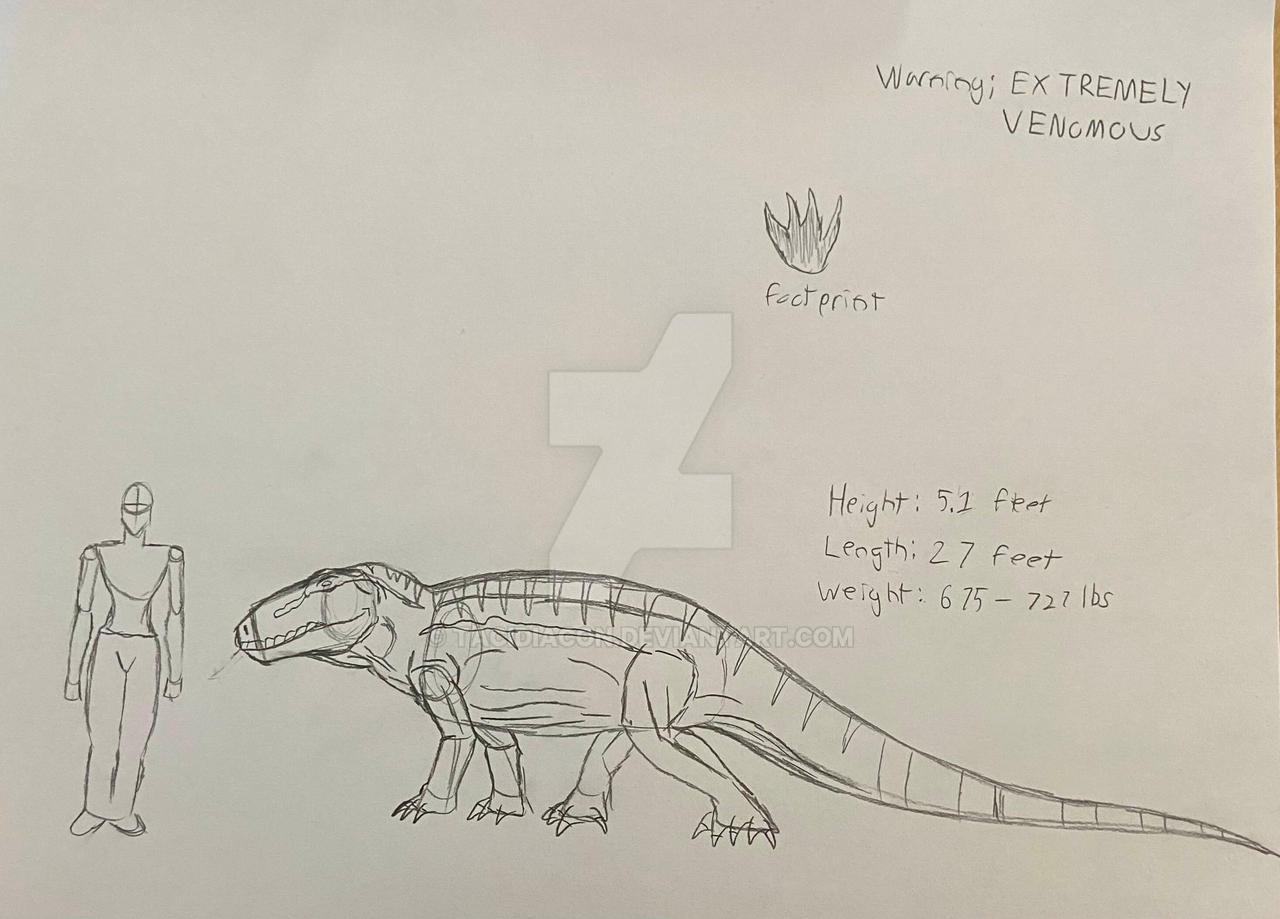 Tacid Tacid's Lost World- Giant tegu by tacidiacon on DeviantArt